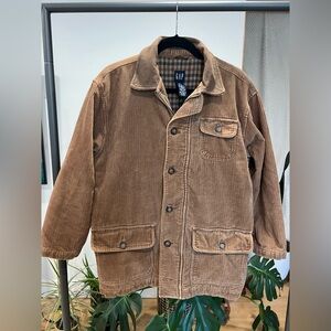 Women’s Vintage GAP Brown* Corduroy Wool Blend Barn Jacket